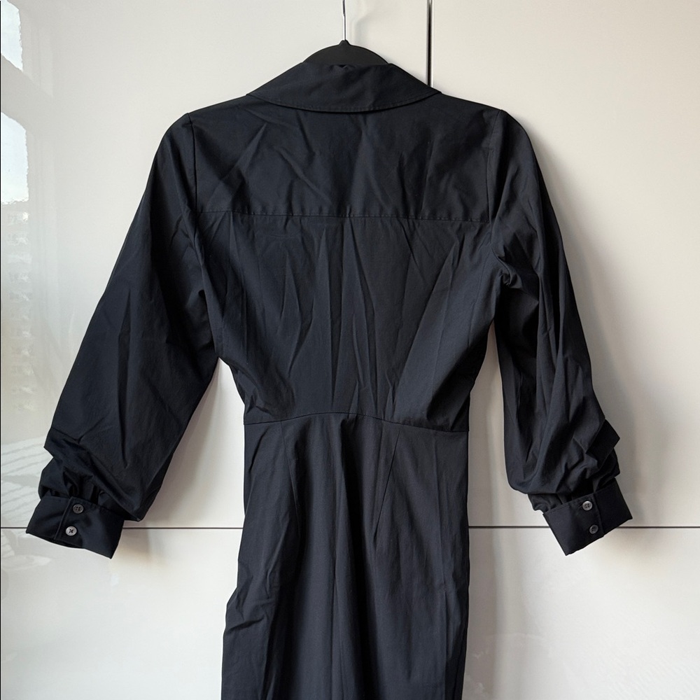 Veronica Beard Black Wrap Dress - Picture 9 of 11